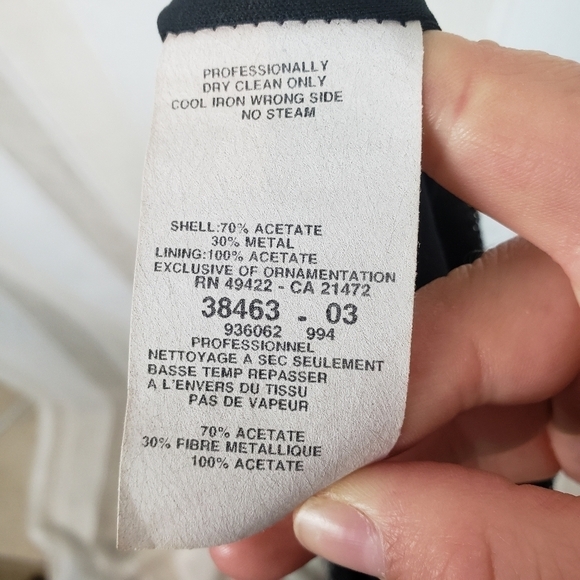 Vintage Jessica McClintock Gunne Sax Strapless Maxi Dress‎ Sparkly Size 7 - Picture 11 of 13